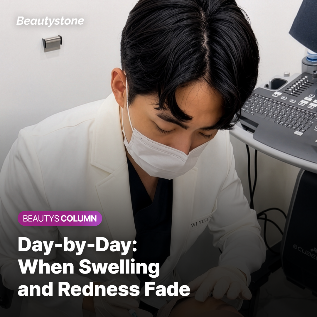 Day-by-day recovery: when swelling and redness fade