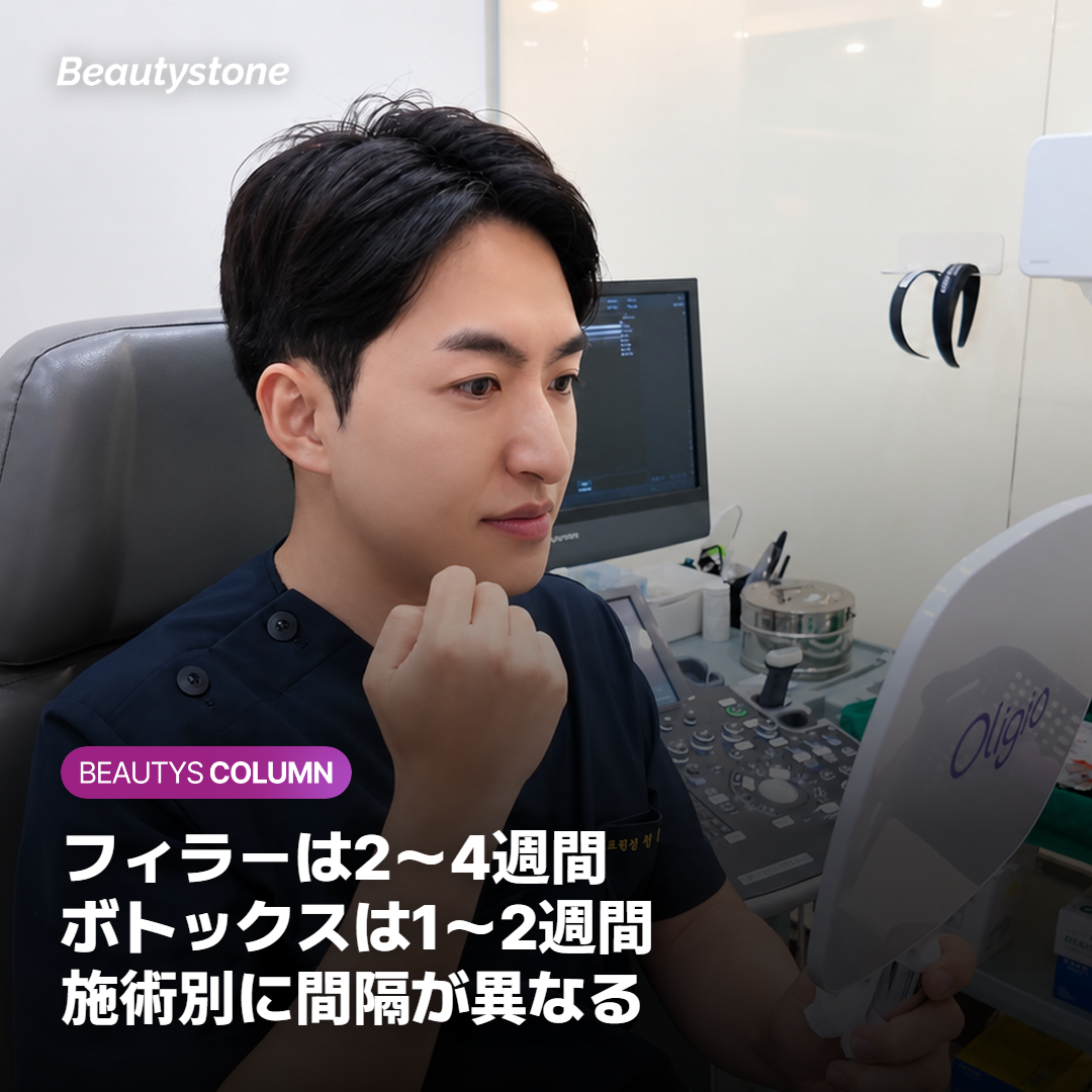 施術別の推奨間隔の目安
