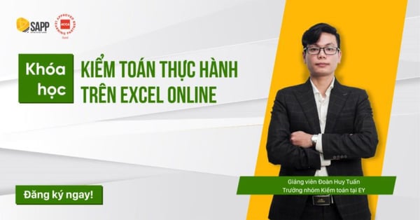 Khóa Học Kiểm Toán Thực Hành Trên Excel Online (SEA) – Đoàn Huy Tuấn – ACCA