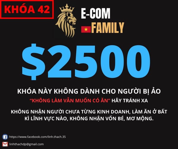 Khóa Học Dropshipping Linh Thạch Ecom K42 Mới Nhất