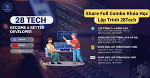 Combo 8 Khóa Học Lập Trình 28Tech Mới Nhất