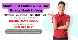 Full Combo Khóa Học Hoàng Mạnh Cường