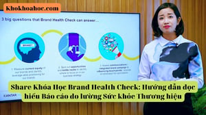 Khóa Học Brand Health Check: Hướng dẫn đọc hiểu Báo cáo đo lường Sức khỏe Thương hiệu