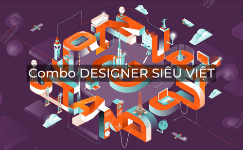 Combo Khóa học DESIGNER SIÊU VIỆT – UX, UI – 2D – Motion Graphic – Fedu