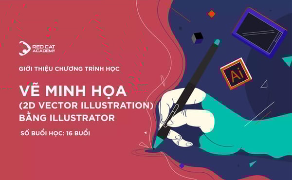 Khóa Học Vẽ Minh Họa 2D Illustration Online – Redcatacademy