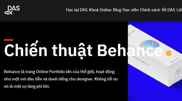 Khóa Học Chiến thuật Behance – Das.info.vn