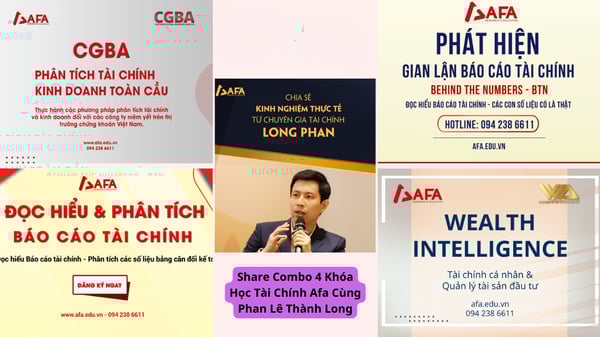 Combo 4 Khóa Học Tài Chính Afa Cùng Phan Lê Thành Long