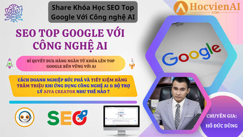 Khóa Học SEO Top Google Với Công nghệ AI