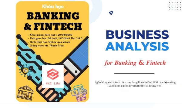 Khóa Học Business Analysis For Banking &amp; Fintech Cùng Hai Lúa