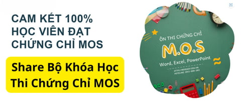 Khóa Học MOS Online Miễn Phí