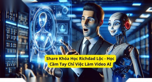 Khóa Học Richdad Lộc – Học Cầm Tay Chỉ Việc Làm Video AI