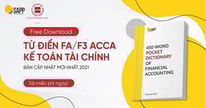 Khóa Học Financial Accounting (FA/F3) ACCA– Kế toán tài chính Cùng Sapp.edu.vn