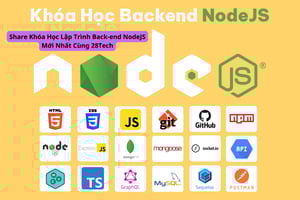 Khóa Học Lập Trình Back-end NodeJS Mới Nhất Cùng 28Tech