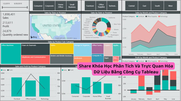 Khóa Học Phân Tích Và Trực Quan Hóa Dữ Liệu Bằng Công Cụ Tableau