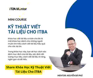 Khóa Học Kỹ Thuật Viết Tài Liệu Cho ITBA