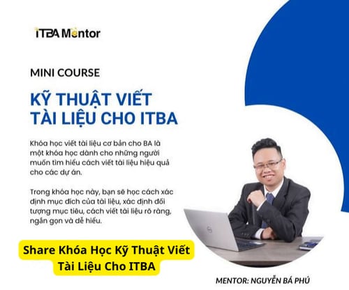 Khóa Học Kỹ Thuật Viết Tài Liệu Cho ITBA