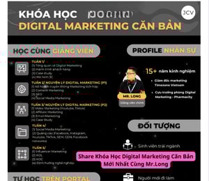 Khóa Học Digital Marketing Căn Bản Mới Nhất Cùng Mr.Long