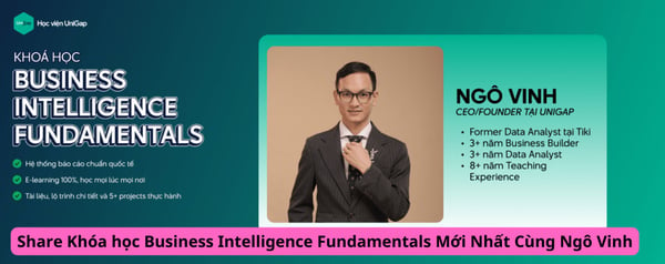 Khóa học Business Intelligence Fundamentals Mới Nhất Cùng Ngô Vinh