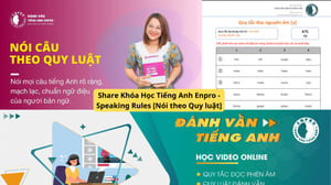 Share Khóa Học Tiếng Anh Enpro – Speaking Rules [Nói Theo Quy luật]