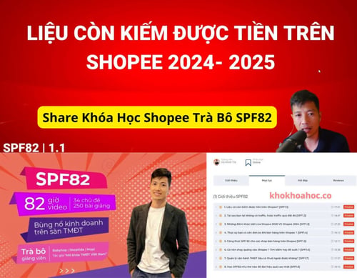 Khóa Học Shopee Trà Bô SPF82