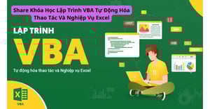 Share Khóa Học Lập Trình Vba Trong Excel Mới Nhất