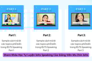 Khóa Học Tự Luyện Ielts Speaking Của Giảng Viên Ms.Chin Ielts