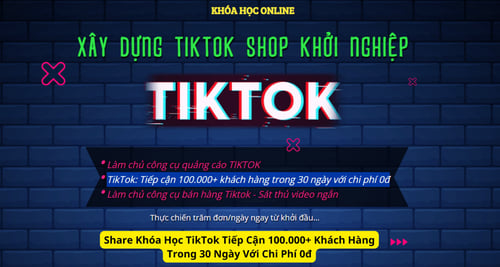 Khóa Học TikTok Tiếp Cận 100.000+ Khách Hàng Trong 30 Ngày Với Chi Phí 0đ