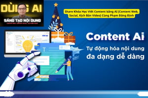 Khóa Học Viết Content bằng AI [Content Web, Social, Kịch Bản Video] Cùng Phạm Đăng Định