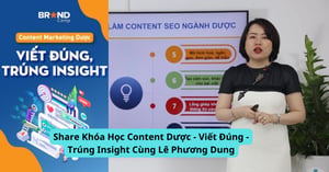 Khóa Học Content Dược – Viết Đúng – Trúng Insight Cùng Lê Phương Dung