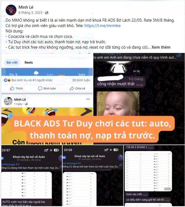 Khoá Bờ Lách FB ADS Mới Nhất Cùng Minh Lê
