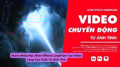 Khóa Học After Effects LoopFlow Tạo Video Loop Cực Chất Từ Ảnh Tĩnh