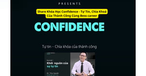 Khóa Học Confidence – Tự Tin, Chìa Khoá Của Thành Công Cùng Bess career