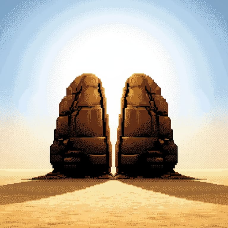 The Sundered Stone — AI-generated collectible card | The Al Naslaa Rock
