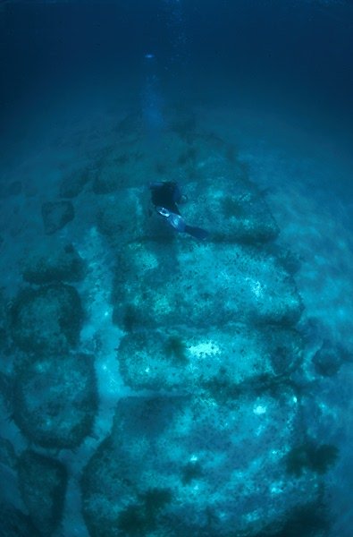 Sandstone Slabs Bimini Island — Bimini Road