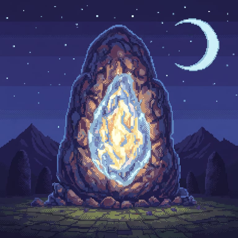 The Whispering Sentinels — AI-generated collectible card | Trovants of Ulmet