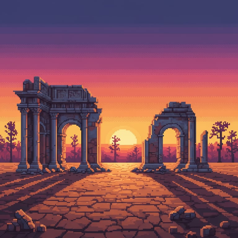 Echoes of Grandeur — AI-generated collectible card | Yuanmingyuan Summer Palace