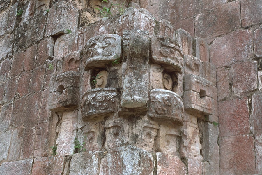 Maya Rain God Chaac Pyramid Of The Magician — Pyramid of the Magician