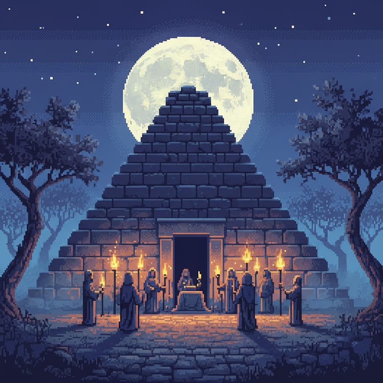 Rite of the Serpent — AI-generated collectible card | Pyramid of Hellenikon