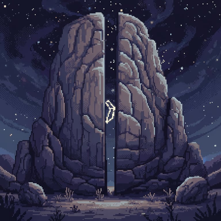Celestial Alignment — AI-generated collectible card | The Al Naslaa Rock