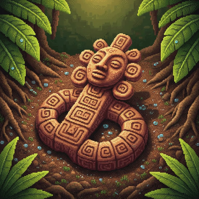 Sacred Figurines — AI-generated collectible card | The Upano Valley