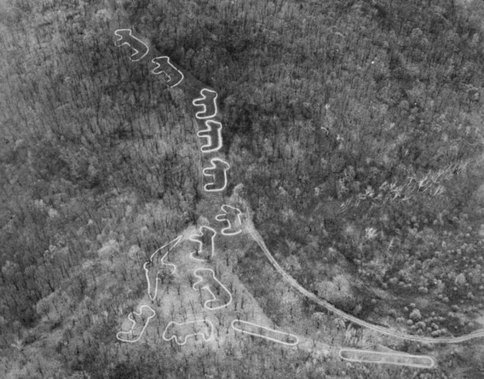 Iowa Aerial Effigy Mound Historical Bird Bear — Effigy Mounds Iowa