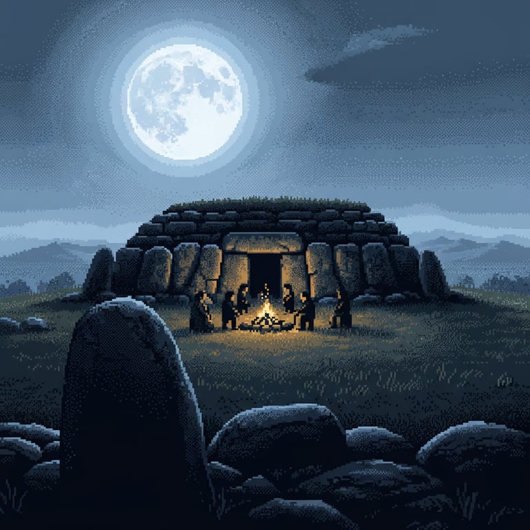 Moonlit Ritual — AI-generated collectible card | Cairn T