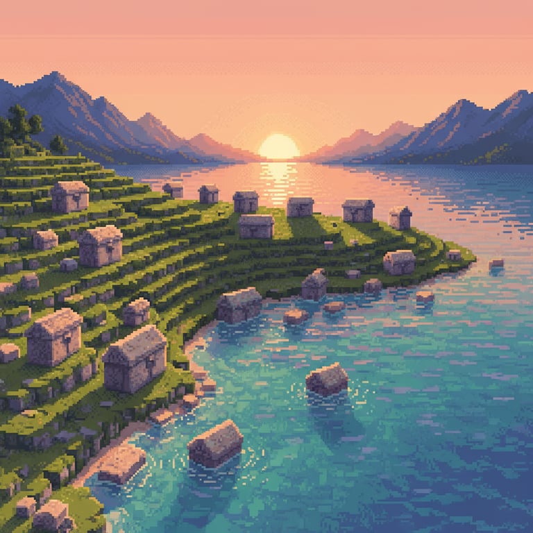 Lycian Necropolis Overlook — AI-generated collectible card | Dolochiste Submerged City