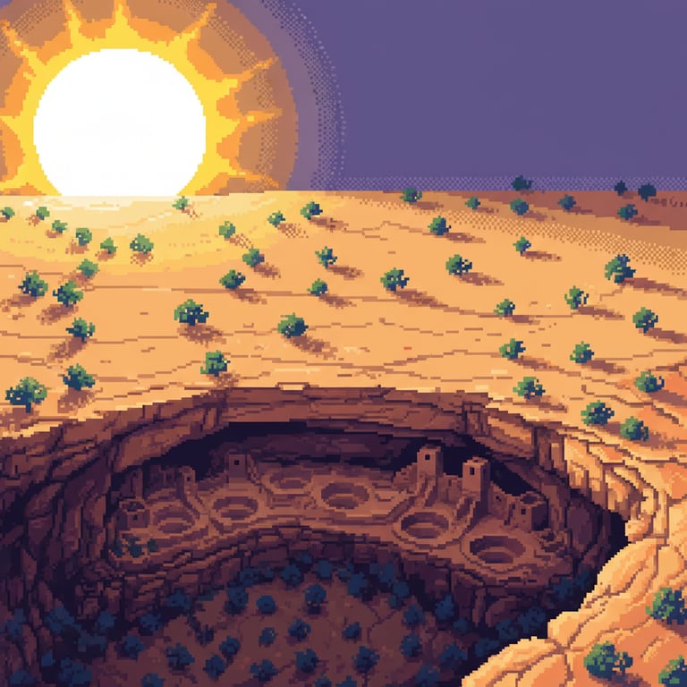 Mesa Verde: Ancient Overlook — AI-generated collectible card | Mesa Verde National Park