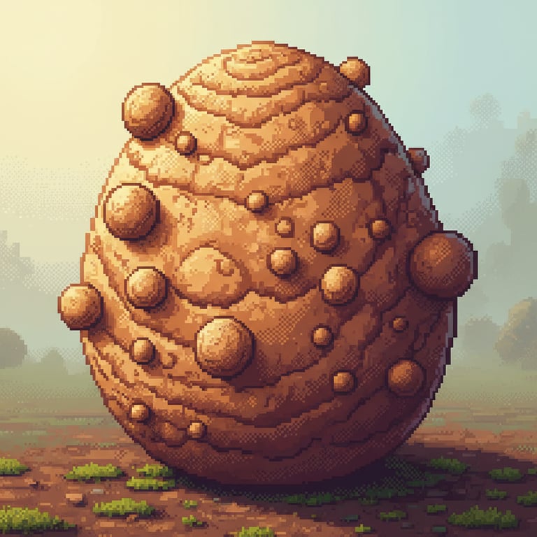 The Budding Stone — AI-generated collectible card | Trovants of Ulmet