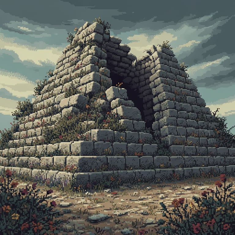 Pyramid’s Fading Glory — AI-generated collectible card | Pyramid of Hellenikon