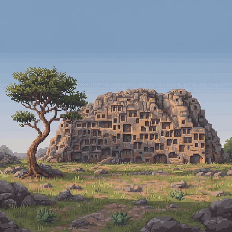 Ancestral Alcoves — AI-generated collectible card | Ventanillas de Otuzco