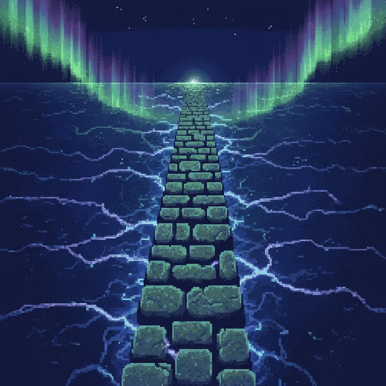 The Geomagnetic Anomaly — AI-generated collectible card | Bimini Road