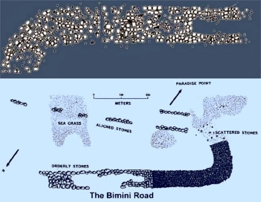 Bimini Road Aerial Overview Schematics — Bimini Road