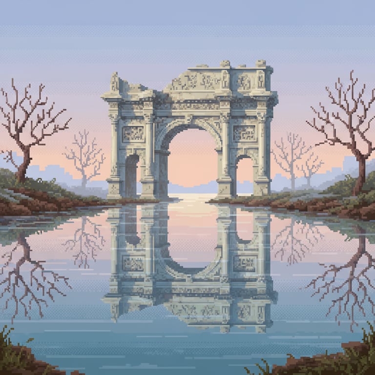 Echoes of a Lost Empire — AI-generated collectible card | Yuanmingyuan Summer Palace
